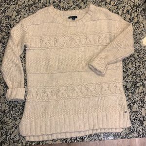 Cream colored American eagle sweater